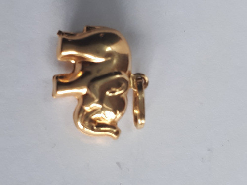 Dije Elefante En Oro 18k Sellado 0