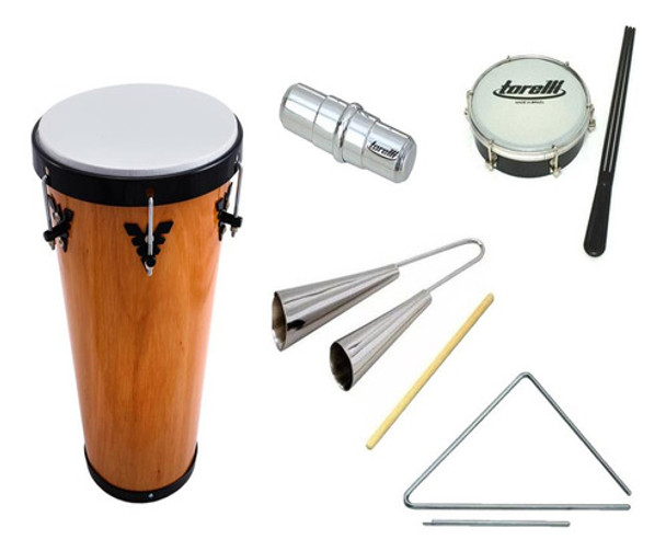 Kit Completo De Intrumentos De Samba Torelli Phx 0