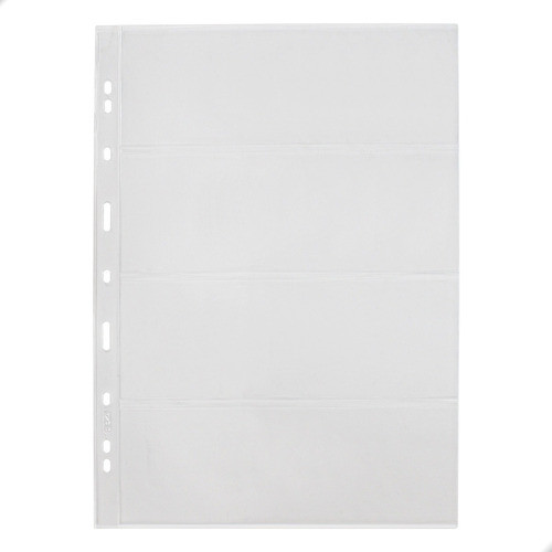 Kit 10 Folhas Cédulas Acetato 4 Div Pccb 32x24cm Pro 0