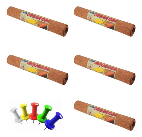 Placa Cortiça 5 Peças Com Alfinetes Pendurar Fotos Lembretes 0 Placa Cortiça 5 Peças Com Alfinetes Pendurar Fotos Lembretes 0