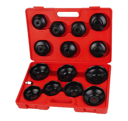 Kit Maleta Copas Para Sacar Filtros De Aceite (14 Unidades) 0