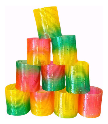 Resorte Magico Fluo Juguete Dia Del Niño Oferta Souvenir 0