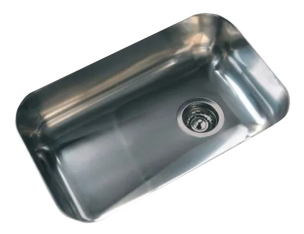 Pileta Simple Bacha Cocina Acero Johnson Z52 Cr * 0