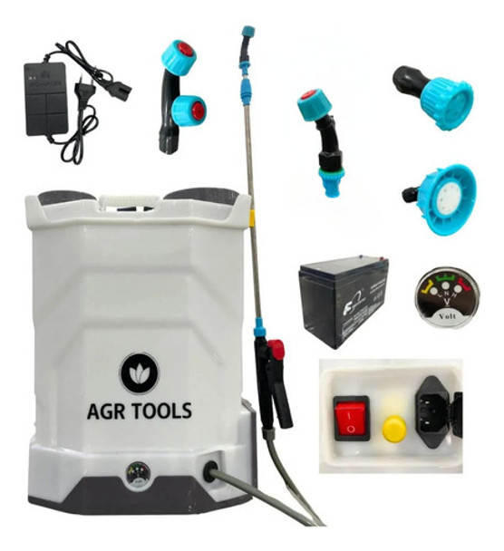 Pulverizador Bateria (8h) 16lts Agrtools Lançamento 0