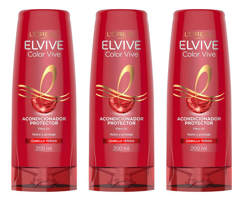 Pack Acondicionador Elvive Color Vive 200 Ml 0