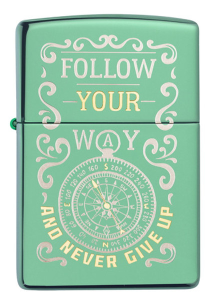 Encendedor Zippo Original Follow Your Way Design 0