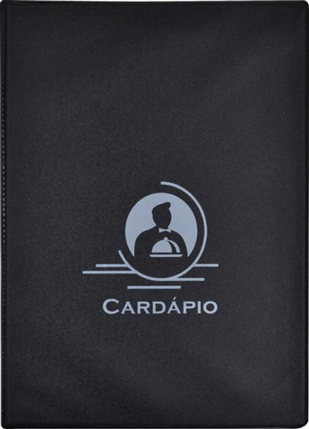 10 Pasta Cardápio Com 2 Bolsas Fixas 0