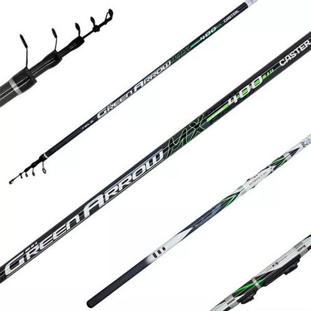 Caña Telescopica Pejerrey Caster Green Arrow 4m Carbono Im7 0 Caña Telescopica Pejerrey Caster Green Arrow 4m Carbono Im7 0