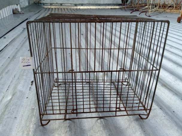 N.22- Jaula Para Pajaro 24 X 17,1 X 22,3 Alto 0