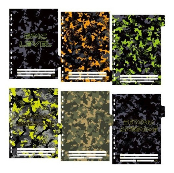 Separador A4 Con Lengüeta Fw Militar X6 0