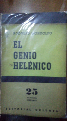 Libro El Genio Helénico 0