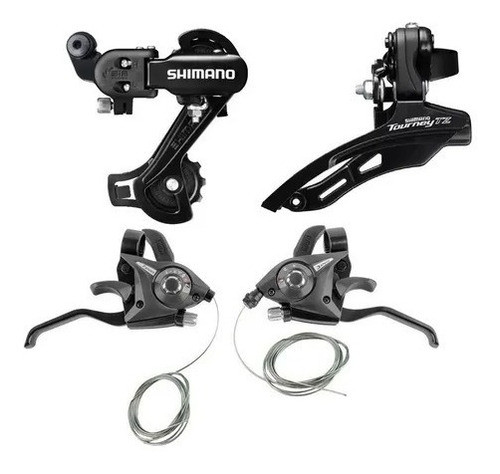 Cambio Dianteiro E Traseiro Shimano De Bicicleta + Trocador 0