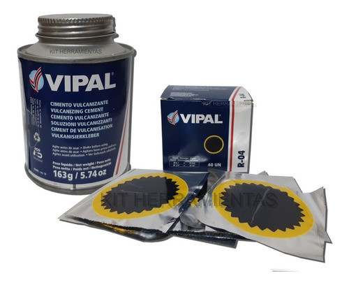 Combo 40 Parches P/camara 80mm + Solucion Premium Gomeria 0