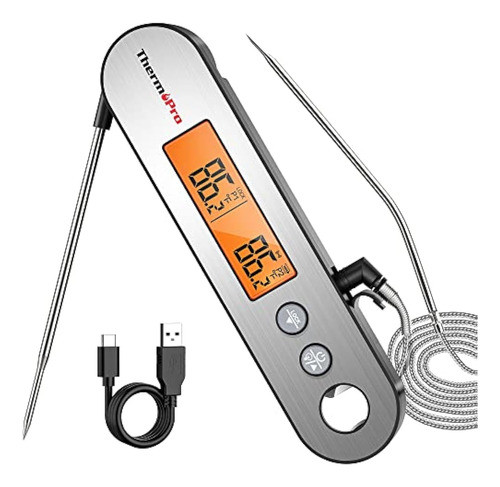 Thermopro Tp610 - Termómetro Digital De Carne Para 0