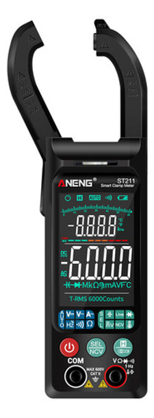 Medidor De Braça/amperímetro Luz De Fundo Automática Preta 4 0