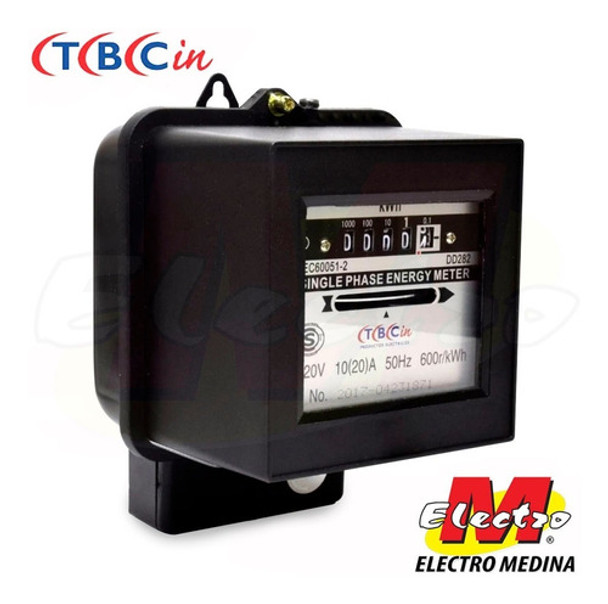 Medidor Monofasico 20a Electrico Tbcin Dd282  Electro Medina 0