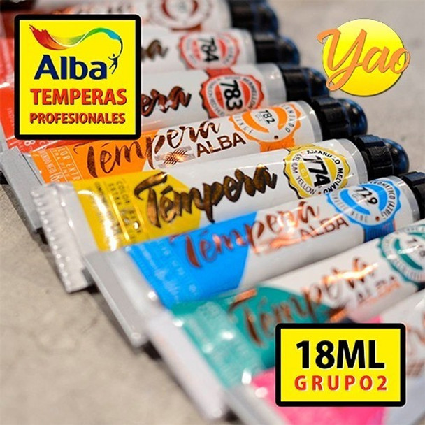 Tempera Profesional Alba Magenta Cromatico(728)18ml Grupo 2 0 Tempera Profesional Alba Magenta Cromatico(728)18ml Grupo 2 0