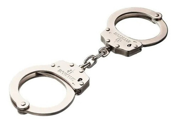 Algema De Pulso Invictus Em Aço Carbono Prata Niquelada 0