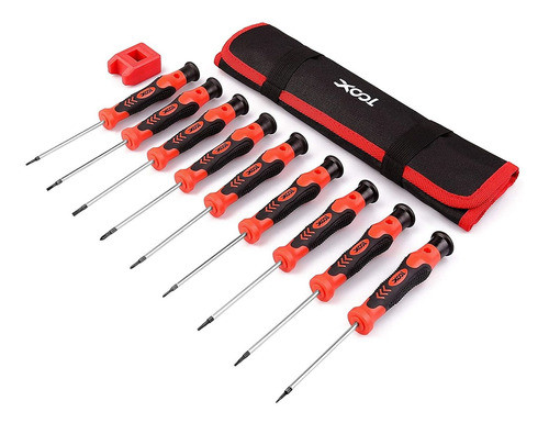 Destornilladores Precision Phillips/plano/torx 9 Piezas 0