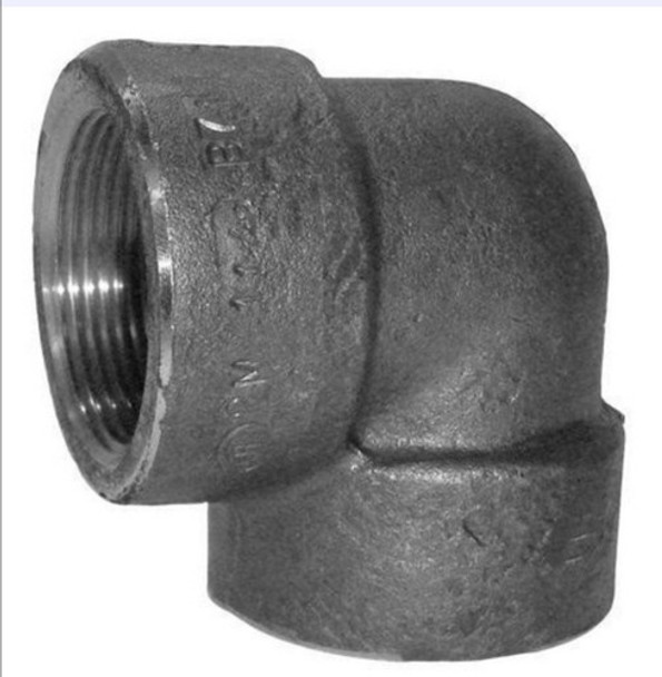 Codo 90° Rosca Hembra 1 1/2 Serie 2000 Acero Forjado 0