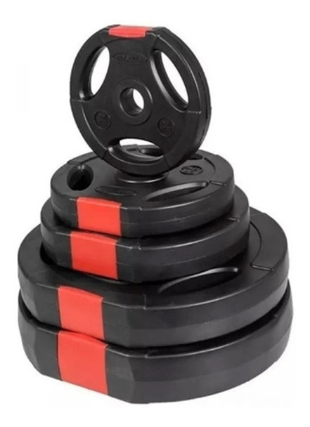 Disco Pvc Con Agarre 2.50 Kg Pesas - Relleno Ranbak 0