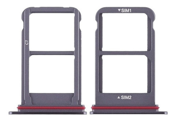 Bandeja Porta Sim Doble Compatible Con Huawei Mate 10 Pro 0