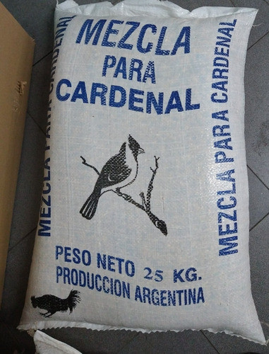 Alimento Para Cardenal Paloma Semilla 25 Kg Pájaros 0