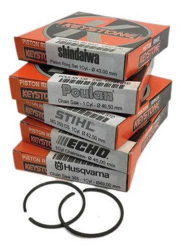 Juego De Aros Para Motosierras Mc Culloch 70 Cc Std (50 Mm) 0