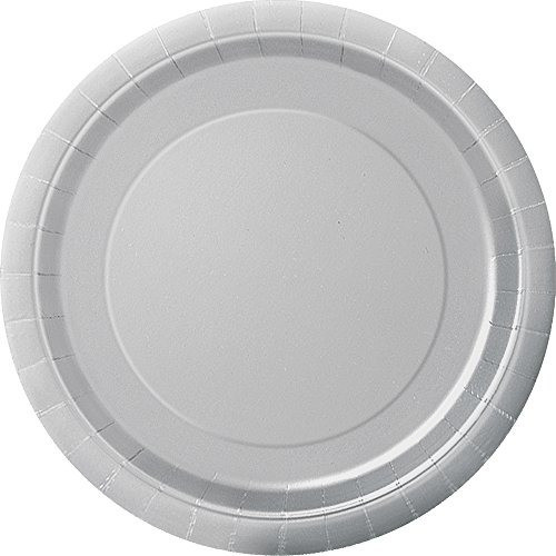 Platos De Pastel De Papel Plateado, 25ct 0