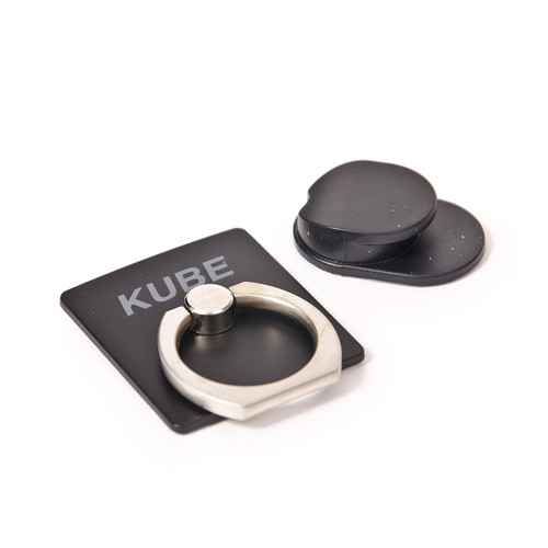 Anillo Soporte Agarre Para Celular Negro Kube 0