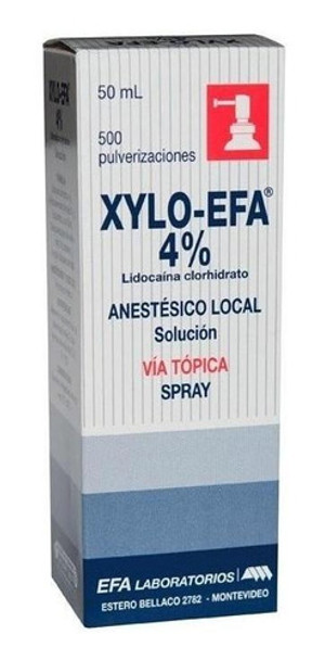 Xylo Efa  4% 50 Ml Spray | Lidocaina 0