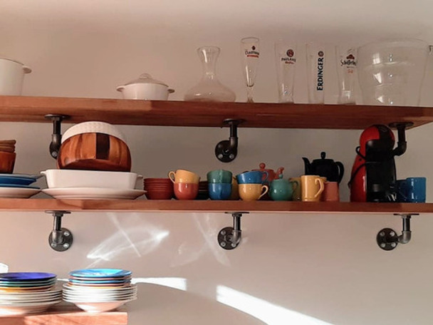 Estante, Repisa Con Ménsulas Maderas Importadas Varios Usos 0