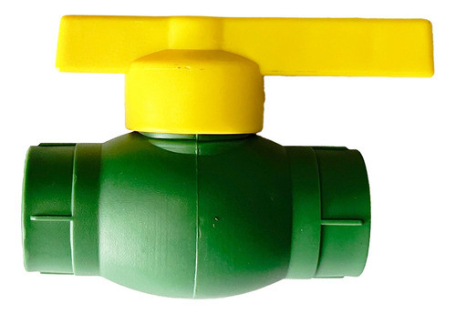 Valvula Esferica 40 Manija Corta Termofusion Verde 0
