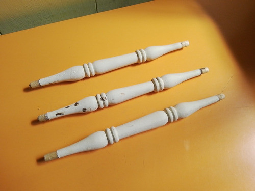 Palitos Torneados 24cm De Largo 0
