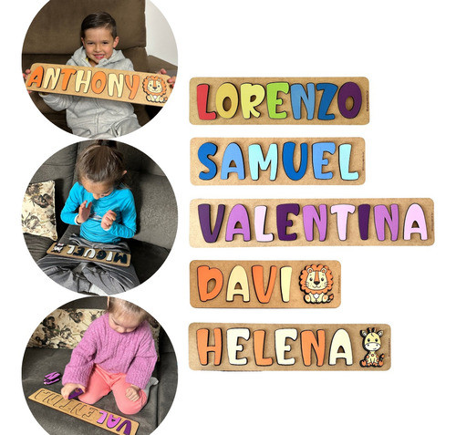 Quebra-cabeça Infantil Educativo Pedagógico Personalizado 0