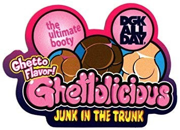 Adesivo Dgk Ghettolicious Sticker 1 Unidade - Skate Guetto 0