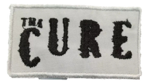 Parche Aplique Aplicacion Bordado The Cure 7x4cm.x1 0
