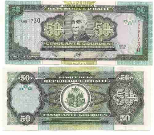 Billete  Haiti 50 Gourdes Año 2003 Sin Circular 0