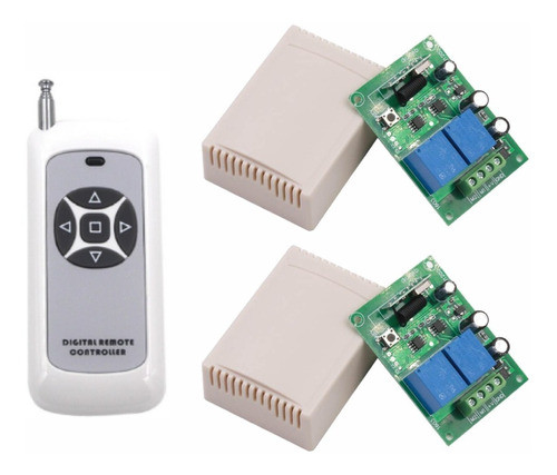 Controle Remoto Sem Fio 12v Dc Para 2 Atuador Linear E Motor 0