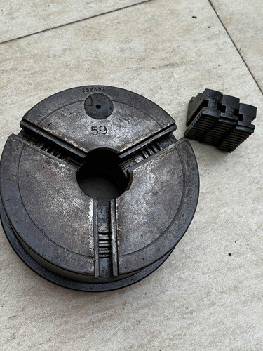 Placa Torno Mecânico Com Flange 190mm 0