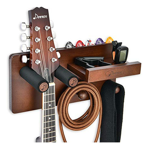 Estante De Pared Para Guitarra Donner, Colgador De Pared Par 0