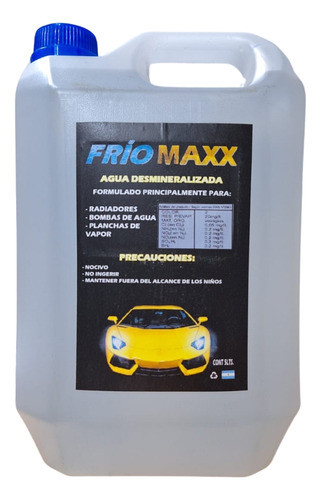 Agua Destilada X 5 Litros 3c 0