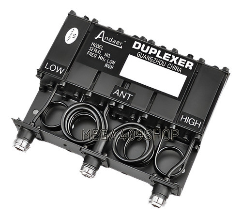 Duplexor De 380-485mhz (conector N) 20w Uhf 6 Cavidad Para G 0