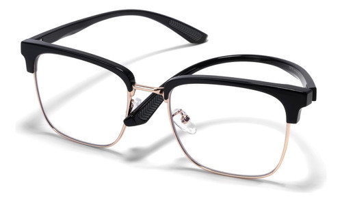 Zanylen Gafas De Luz Azul Para Hombre, Rectangulares, Grande 0
