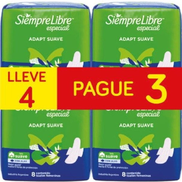 Toallitas Femeninas Siempre Libre Especial 32 Unidades 0 Toallitas Femeninas Siempre Libre Especial 32 Unidades 0