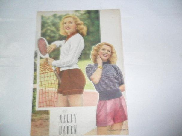 Nelly Daren Poster Revista  Actriz Estrella Cine Teatro 0