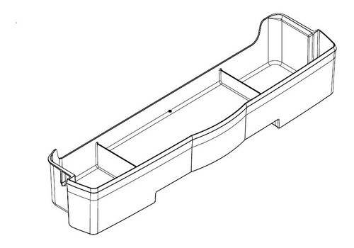 Prateleira Central Geladeira Panasonic Nr-bb71 0