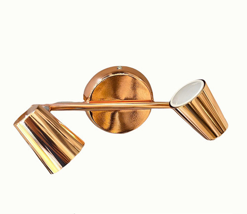 Aplique Spot Color Cobre Vintage 2 Luces Gu10 0