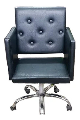 Sillo De Corte Base Cromada Con Botones 0