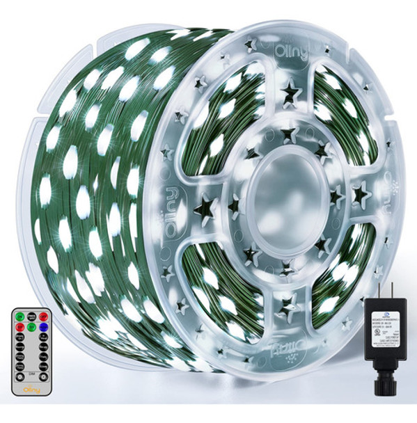 Ollny Luces De Navidad Para Exteriores, 1000 Led, 330 Pies, 0
